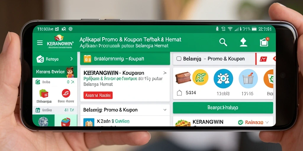 Tampilan antarmuka KERANGWIN yang menarik dan fungsional.