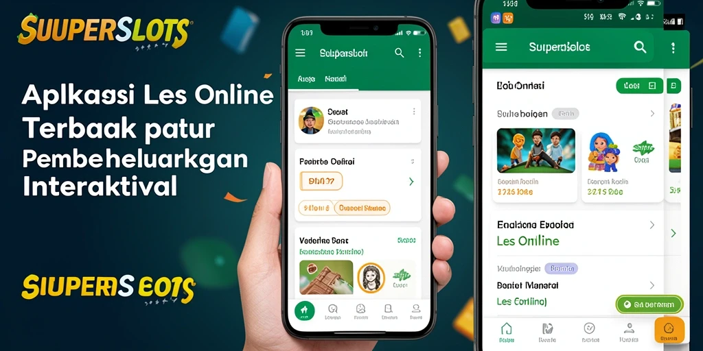 Tampilan antarmuka pengguna SUPERSLOTS yang menarik dan interaktif.